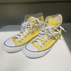 Yellow High Top Converse